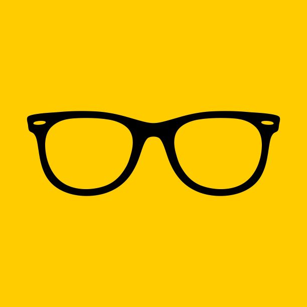 眼镜图标隔离在白色背景上，太阳镜矢量插图图片下载