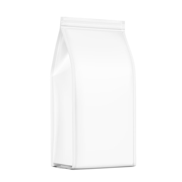 垂直袋模型。平底扣板袋。图片下载