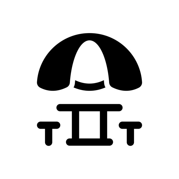 户外雨伞图标图片下载