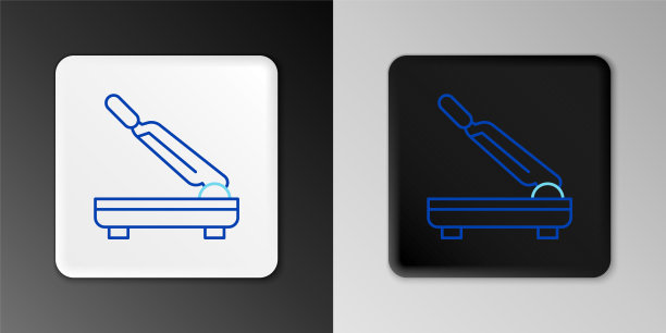 线切纸机图标孤立的灰色背景。色彩缤纷的轮廓概念。向量图片下载