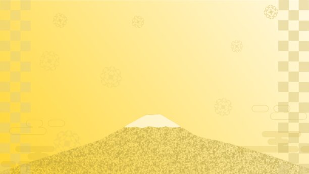 金箔日本图案背景，豪华壁纸插画。图片下载