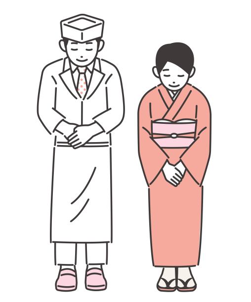 酒店员工矢量插图材料/住宿/入境图片下载