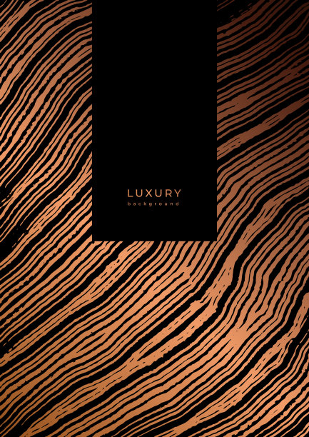 木质质感的奢华金色模板图片下载