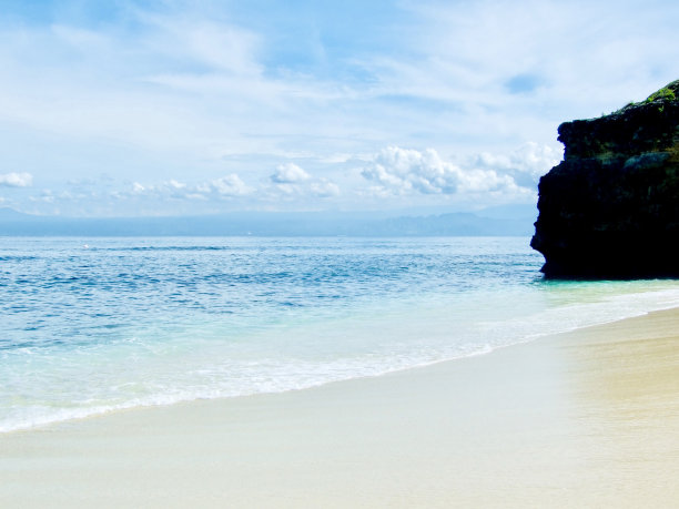 Nusa Lembongan海滩和蓝海图片下载