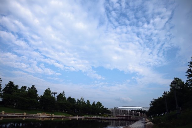 日本夏日天空风景照片图片下载