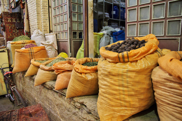 伊朗设拉子市的阿拉伯市场图片下载