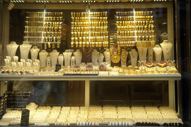 珠宝橱窗-珠宝商店的橱窗图片下载