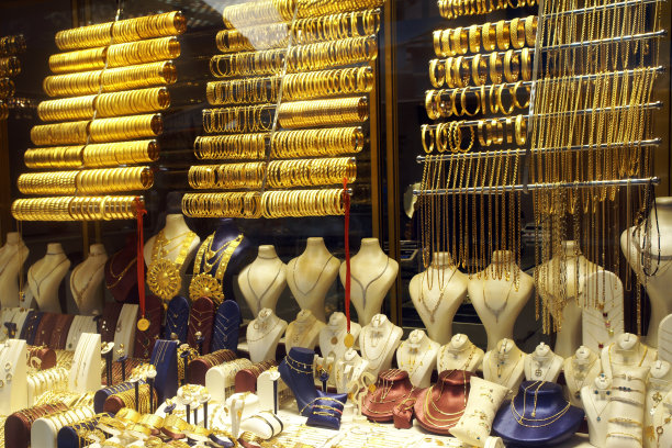 珠宝橱窗-珠宝商店的橱窗图片下载