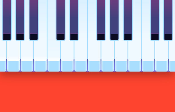 钢琴琴键背景图片下载