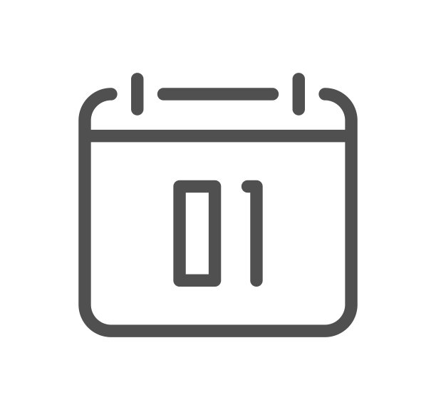 日历相关图标。图片下载