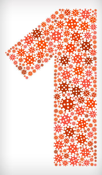 1 .流感冠状病毒图标模式图片下载