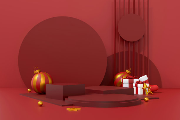 圣诞快乐，新年快乐。图片下载