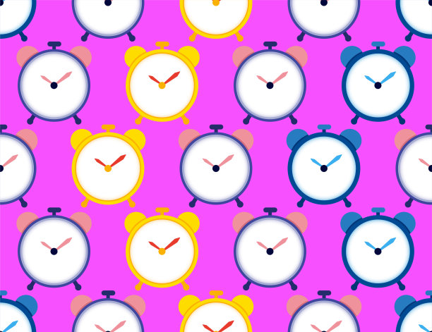 重复闹钟纹理图片下载