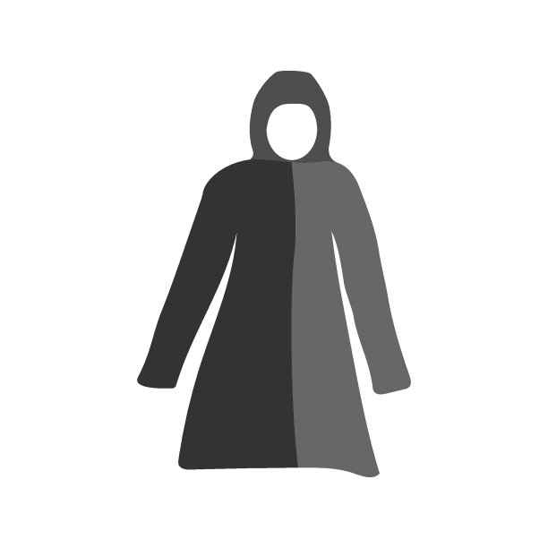 雨衣图标矢量图片下载