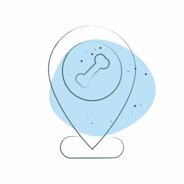 图标占位符。与骨科符号有关。色斑样式。简单的设计可编辑。简单的说明图片下载