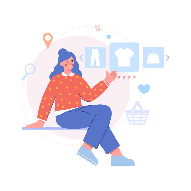 女性在商店选衣服，在网上购物图片下载