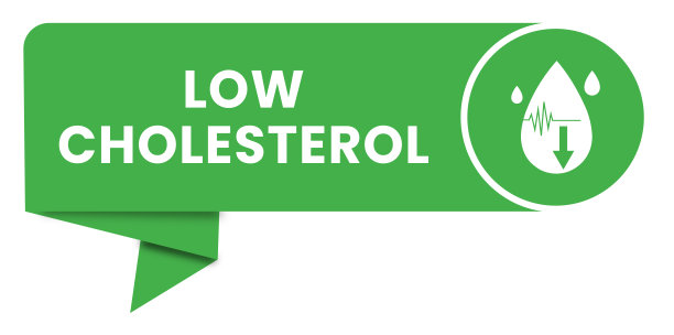 低胆固醇。胆固醇标志矢量插图，图标。图片下载
