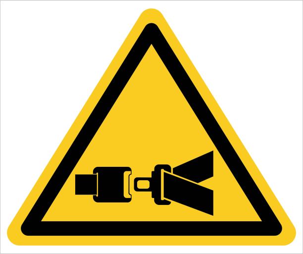 安全带警示标志、通知标志、强制标志图片下载