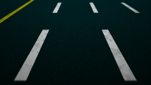 沿着高速公路轻松驾驶汽车图片下载