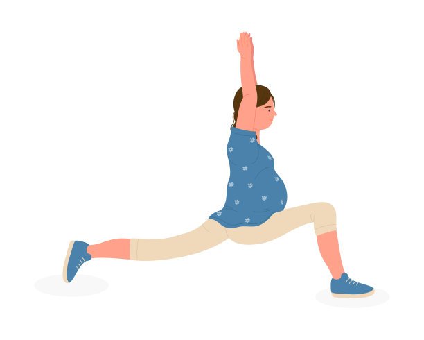 孕妇健康瑜伽锻炼，孕期快乐图片下载