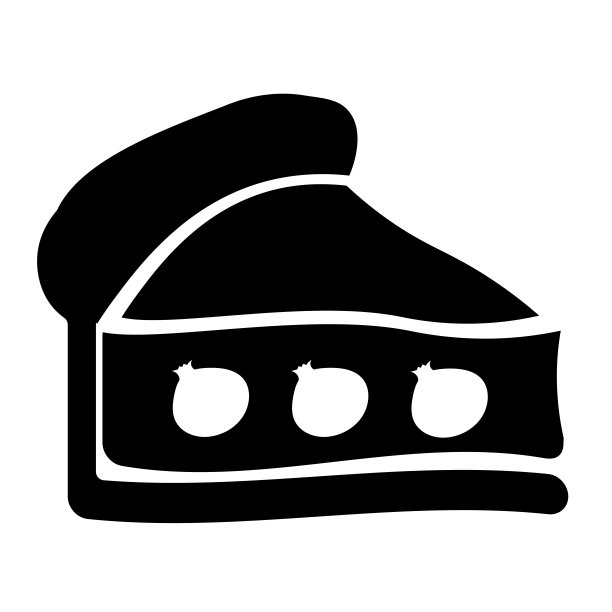 感恩节快乐，蛋糕剪影图片下载