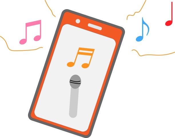 在智能手机上播放音乐图片下载