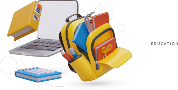 不同的元素，研究3d逼真的笔记本电脑图片下载