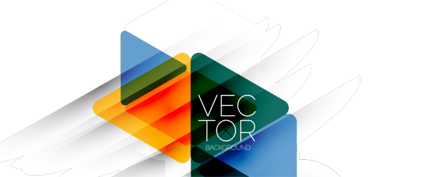 抽象背景色透明三角形图片下载