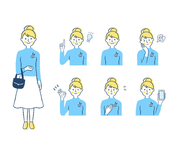 女性面部表情变异集图片下载