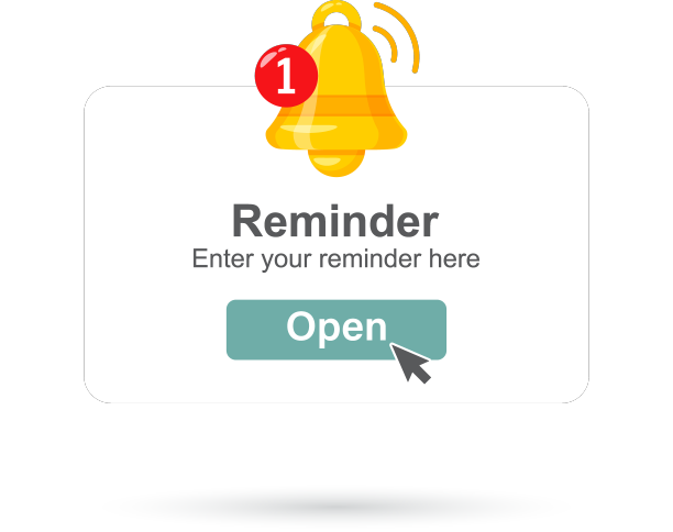 提醒通知页面与警报铃声图标图片下载