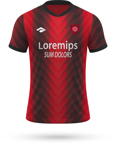 3d逼真的足球球衣在米兰风格的衬衫图片下载