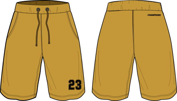 慢跑短裤球衣设计模板baller图片下载