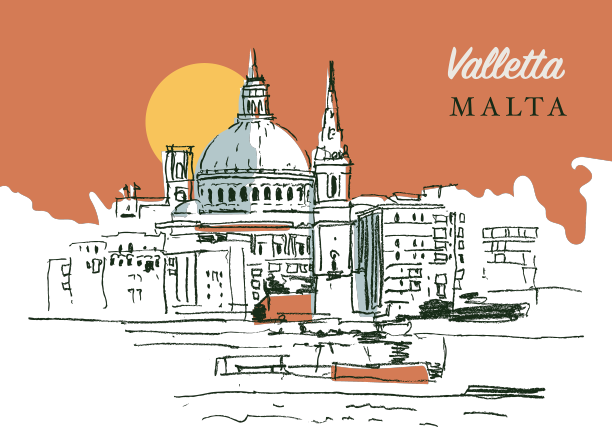 圣保罗圆顶的素描图片下载