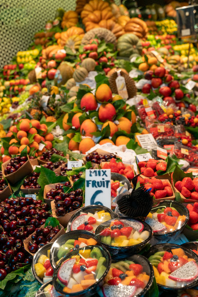 装有水果的架子图片下载