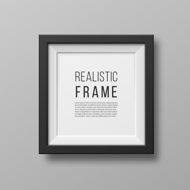 黑色框架。图片下载