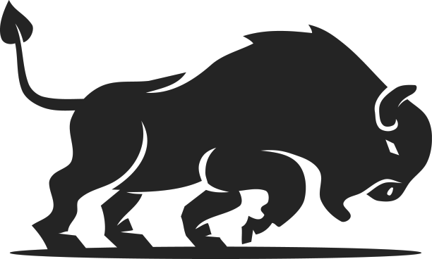 野牛标志模板孤立的品牌标识图标图片下载