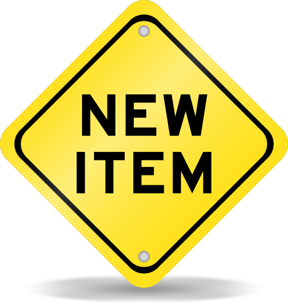 黄色运输标志，上面写着new图片下载