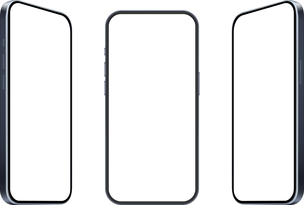 现代智能手机的正面都是空白屏幕图片下载