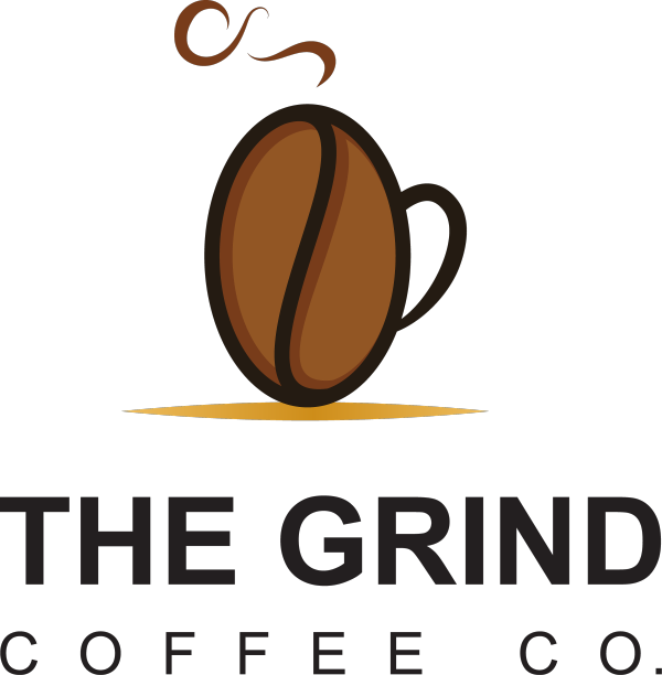 咖啡杯标志设计模板与咖啡豆图片下载