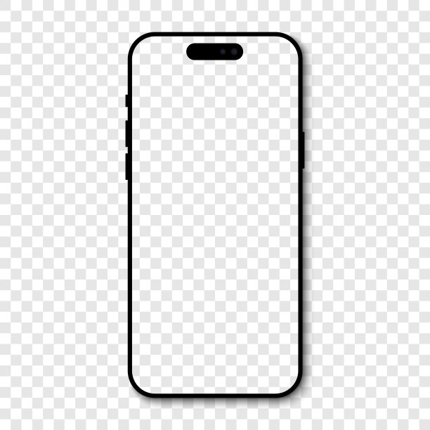 样机新款iPhone 15 Pro和iPhone 15 Pro Max。模拟屏幕iphone。文尼察，乌克兰——2023年10月23日图片下载