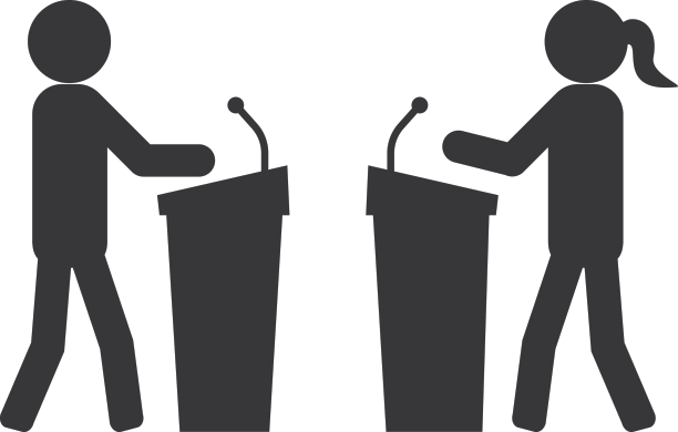 辩论沟通讨论图标图片下载