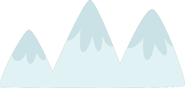 冬天的雪山图片下载