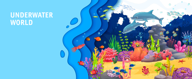 登陆页与卡通海豚海剪纸图片下载