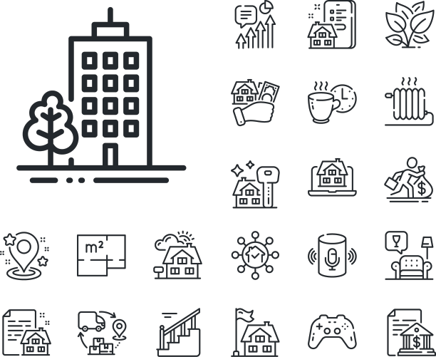 摩天大楼是城市建筑的标志图片下载