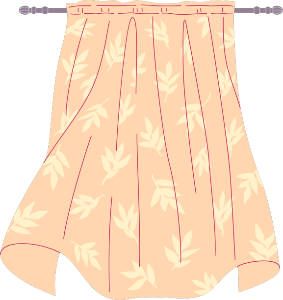 窗帘用秋印花简约图片下载