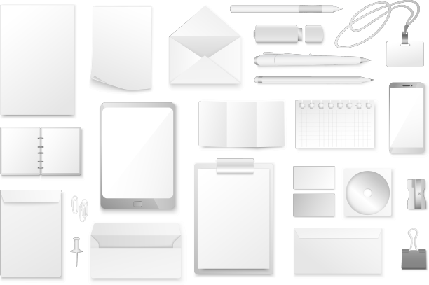 企业形象超大集在3d逼真的设计图片下载