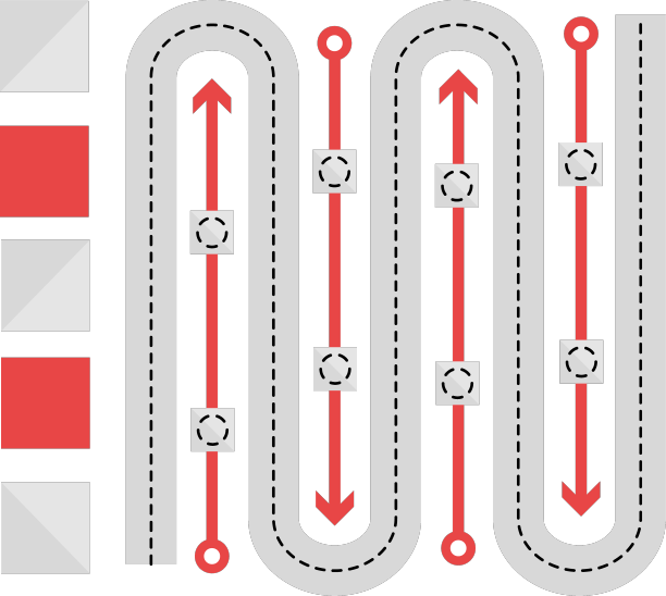 智慧城市的交通道路图片下载