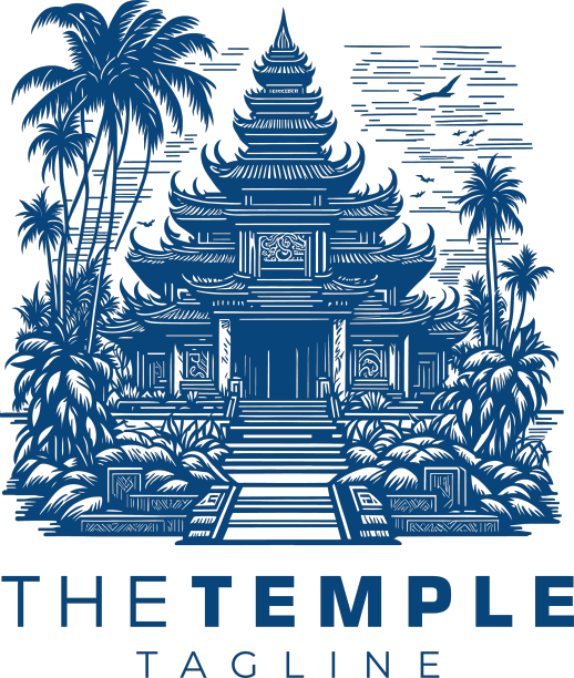 寺庙标志设计模板的想法图片下载