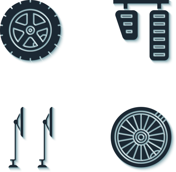 设置汽车挡风玻璃雨刷器和汽油图片下载