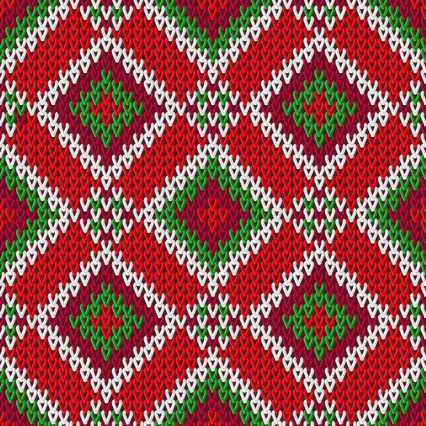 针织无缝图案。图片下载